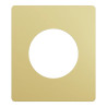 Odace Architecte - plaque de finition 1 poste - effet Laiton