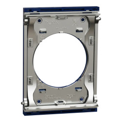 Odace Architecte - plaque de finition centrale - Bleu émaillé