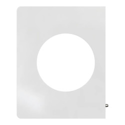 Odace Architecte - plaque de finition latérale - Blanc émaillé