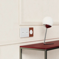 Odace Architecte - plaque de finition latérale - Blanc émaillé