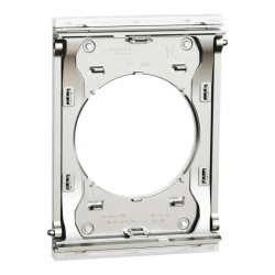 Odace Architecte - plaque de finition centrale - Blanc émaillé