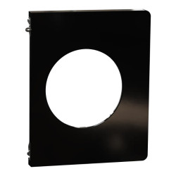 Odace Architecte - plaque de finition latérale - Noir émaillé