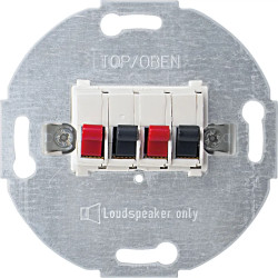 D-Life - prise haut-parleur double - blanc - 467019 Schneider Electric