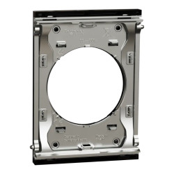 Odace Architecte - plaque de finition centrale - Noir émaillé