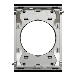 Odace Architecte - plaque de finition centrale - Noir émaillé