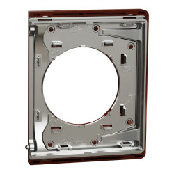 Odace Architecte - plaque de finition latérale - Sienne émaillé