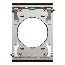 Odace Architecte - plaque de finition centrale - Sienne émaillé