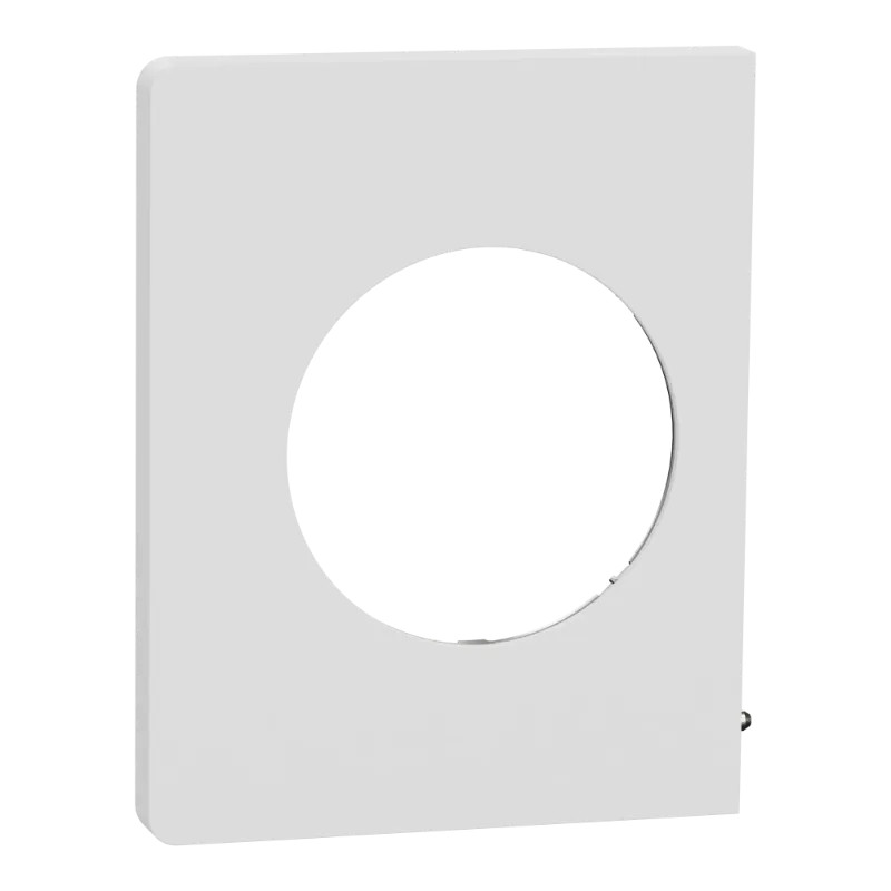 Odace Architecte - plaque de finition latérale - effet Céramique Blanc