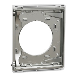 Odace Architecte - plaque de finition latérale - effet Céramique Blanc