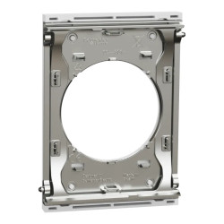 Odace Architecte - plaque de finition centrale - effet Céramique Blanc