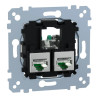 Méca RJ45x2 S-One Cat6 FTP STP - MEG4576-0022 Schneider Electric