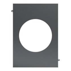 Odace Architecte - plaque de finition centrale - effet Perle Noire