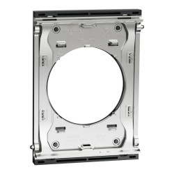 Odace Architecte - plaque de finition centrale - effet Perle Noire