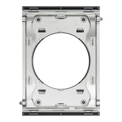 Odace Architecte - plaque de finition centrale - effet Perle Noire