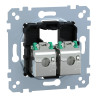 Méca RJ45x2 S-One Cat6 FTP STP - MEG4576-0022 Schneider Electric