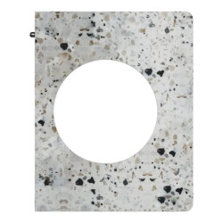 Odace Architecte - plaque de finition latérale - effet Terrazzo