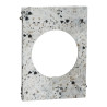 Odace Architecte - plaque de finition centrale - effet Terrazzo