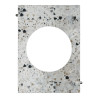 Odace Architecte - plaque de finition centrale - effet Terrazzo