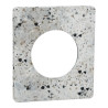 Odace Architecte - plaque de finition 1 poste - effet Terrazzo