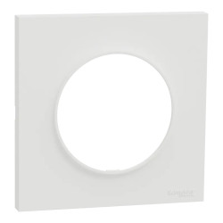 Odace Origine - plaque de finition 1 poste - couleur blanc