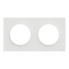 Odace Origine - plaque de finition 2 postes - couleur blanc