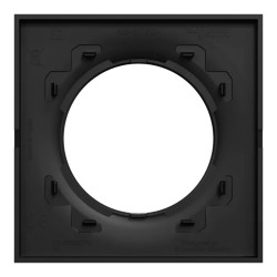 Odace Origine - plaque de finition 1 poste - couleur noir