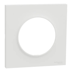Odace Origine - lot de 168 plaques de finition 1 poste - couleur blanc
