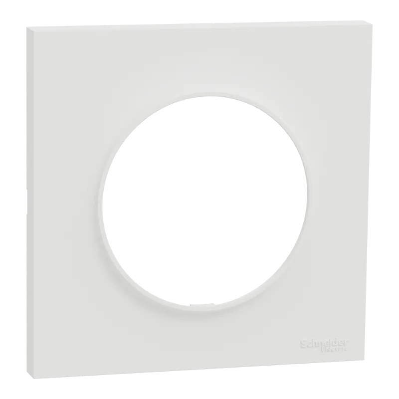 Odace Origine - lot de 168 plaques de finition 1 poste - couleur blanc