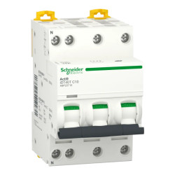 iC40 disj 3PN 10A crb C 6kA - A9P22710EU Schneider Electric
