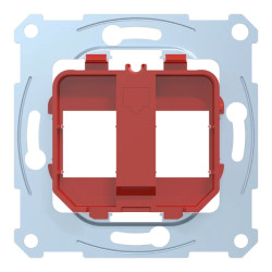Méca RJ45x2 Keystone rouge - MTN4566-0006 Schneider Electric