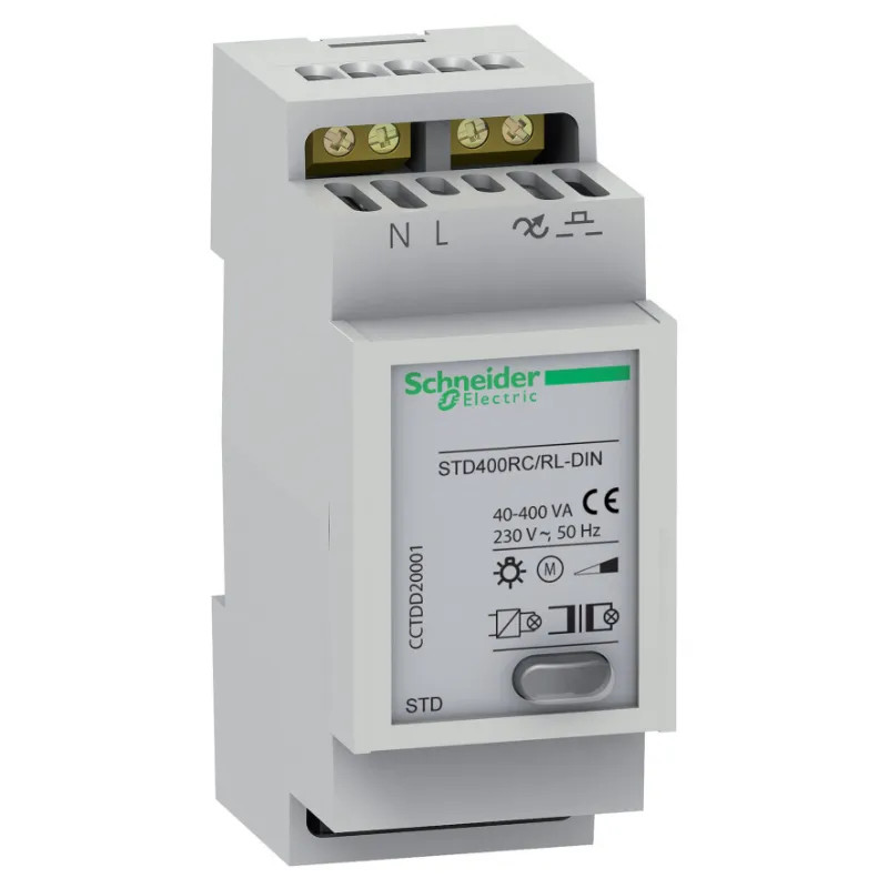 STD - télévariateur - 400W - DIN - commande éclairage simple - CCTDD20001 Schneider Electric