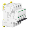 Acti9 iC60N - Disjoncteur - 4P - 6A - Courbe C - 400Vca - 6000A/10kA - A9F77406EU Schneider Electric