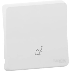 Mureva Styl - Enjoliveur avec symbôle sonnette - IP55 - IK08 - blanc - MUR39201 Schneider Electric