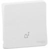 Mureva Styl - Enjoliveur avec symbôle sonnette - IP55 - IK08 - blanc - MUR39201 Schneider Electric