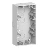 D-Life - boite pour montage saillie - blanc lotus - 2 postes - MTN4024-6535 Schneider Electric