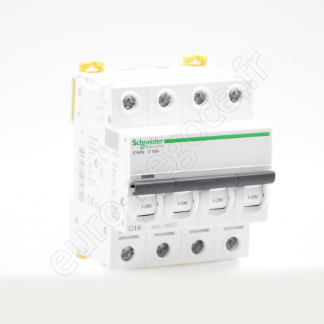 Circuit Breakers iC60  - A9F74401 - IC60N DISJ 4P 1A C