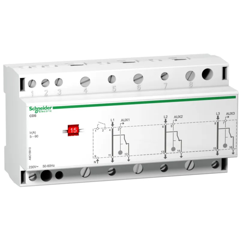 Acti9 CDSs - délesteur tri 1 voie par phase - 415Vca - A9C15913 Schneider Electric