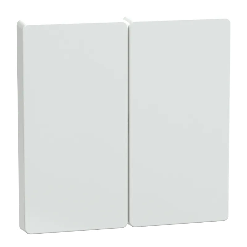 Enjoliveur double blanc lotus - MEG3400-6035 Schneider Electric