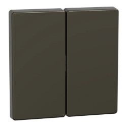 Enjoliveur double mocca - MEG3400-6052 Schneider Electric