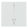 D-Life - enjoliveur pour commande double avec voyant - blanc lotus - MEG3420-6035 Schneider Electric