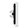 D-Life - enjoliveur pour commande double avec voyant - blanc lotus - MEG3420-6035 Schneider Electric