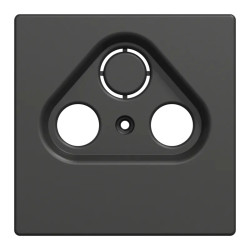 D-Life - enjoliveur pour prise télévision - anthracite - MEG4123-6034 Schneider Electric