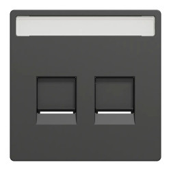 Enjo RJ45 porte-étiq anthra - MEG4564-6034 Schneider Electric