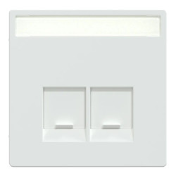 Enjo étiquette RJ45x2 lotus - MEG4574-6035 Schneider Electric