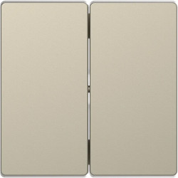 Enjoliveur double blanc sable - MTN3400-6033 Schneider Electric