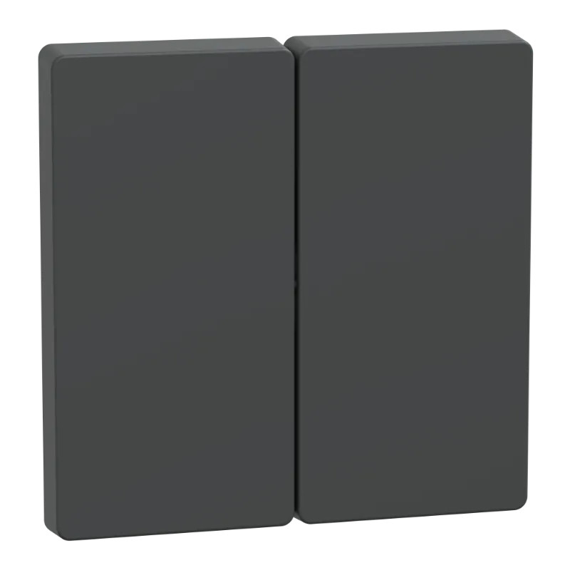 Enjoliveur double anthracite - MTN3400-6034 Schneider Electric