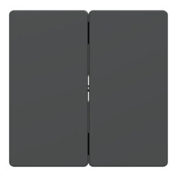 Enjoliveur double anthracite - MTN3400-6034 Schneider Electric