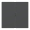 Enjoliveur double anthracite - MTN3400-6034 Schneider Electric