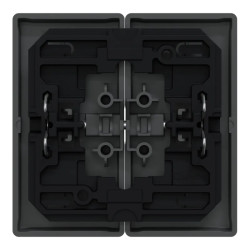 Enjoliveur double anthracite - MTN3400-6034 Schneider Electric