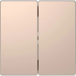 Enjoliveur double champagne - MTN3400-6051 Schneider Electric